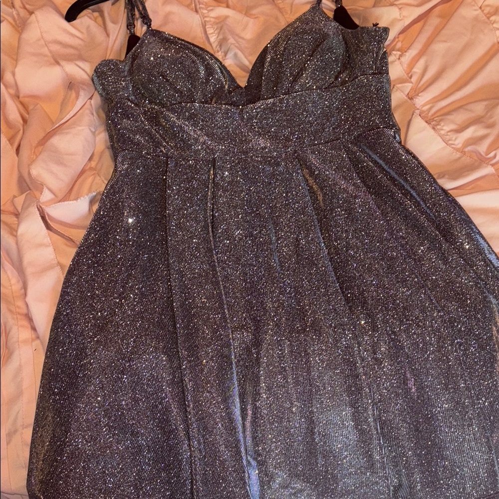 Sparkling Silver Dress